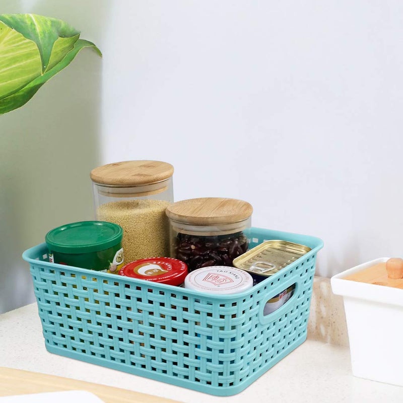 Vababa Plastic Storage Baskets/Storage Bins, Pack for 6 - Image 4